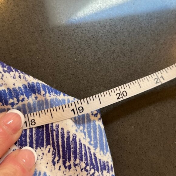 Tori Richard Honolulu Dagmar Dress Calm Seas Size 12 NWT - Picture 10 of 11